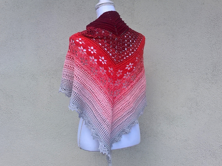 Häkelanleitung Dreiecktuch Claire