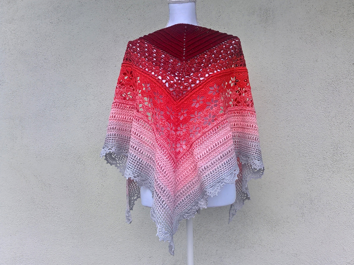 Häkelanleitung Dreiecktuch Claire