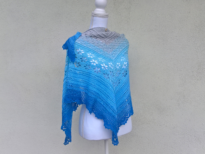 Häkelanleitung Dreiecktuch Claire