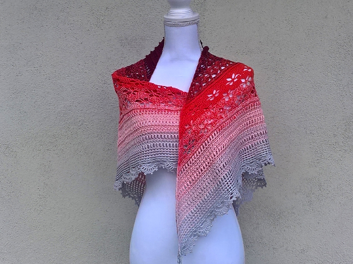 Häkelanleitung Dreiecktuch Claire