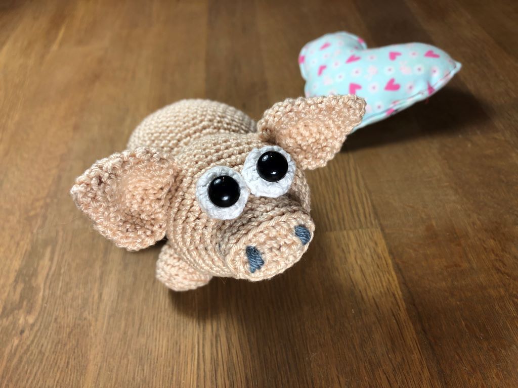 Häkelanleitung für ein Schweinchen