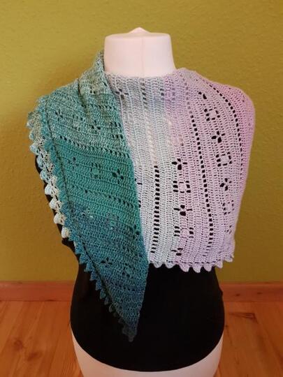 Häkelanleitung Tuch Amy