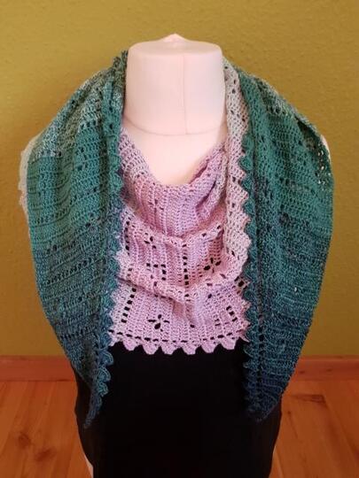 Häkelanleitung Tuch Amy