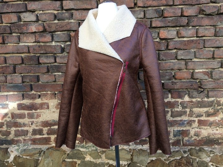 Schnittmuster kurze Jacke, Bikerjacke