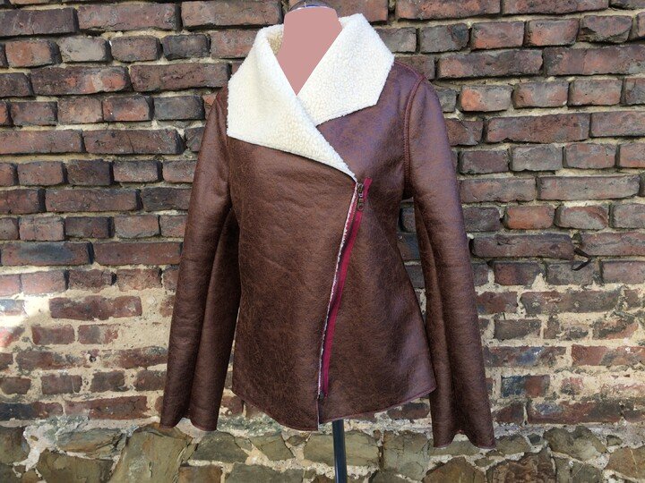 Schnittmuster kurze Jacke, Bikerjacke