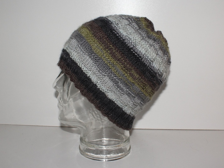 Strickanleitung Mütze unisex, Männer, Frauen, Kopfumfang ca. 56 - 60 cm