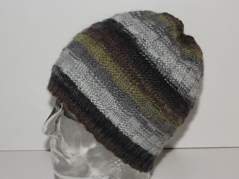 Strickanleitung Mütze unisex, Männer, Frauen, Kopfumfang ca. 56 - 60 cm