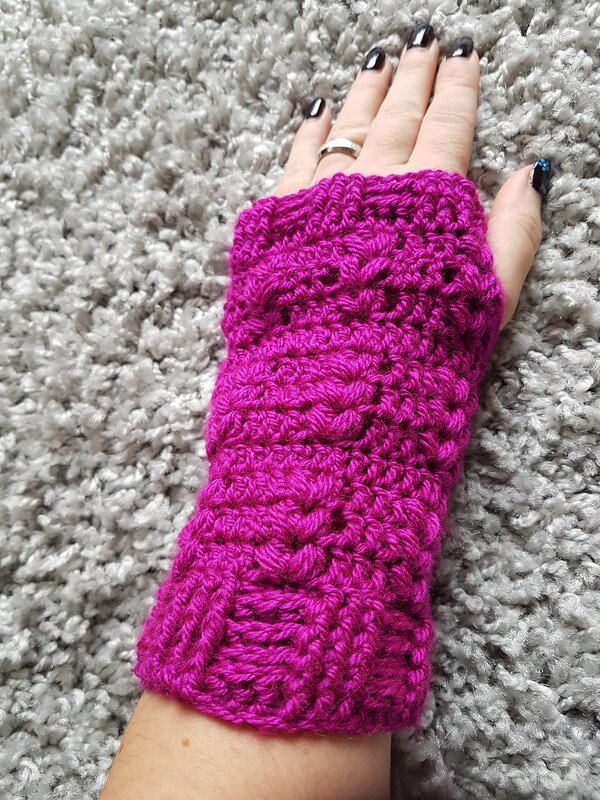 Armstulpen "Alida", Häkelanleitung - Bild 5