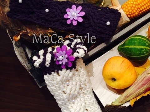 Set - Cindyrella (Stulpen und Stirnband)