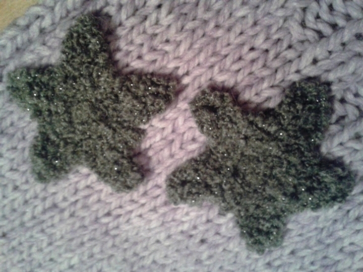 Strickanleitung Tuchschal mit Sterne