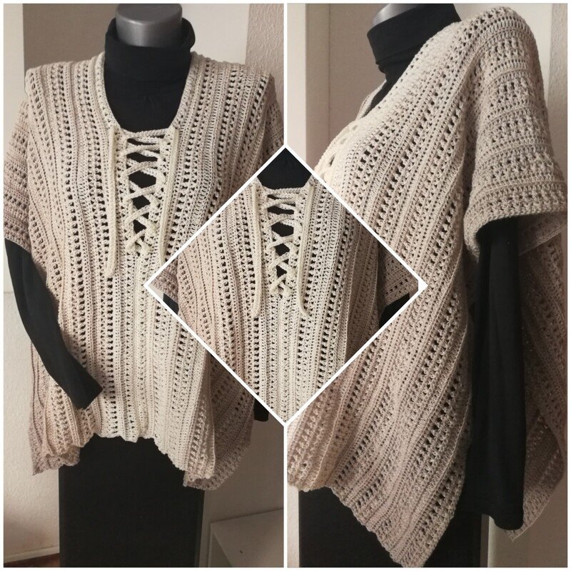 Überwurf/Poncho/Seelenwärmer "Sweet Mary"