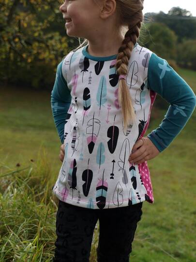 Ebook Schnittmuster Kinder Shirt Jersey Kleine Layla