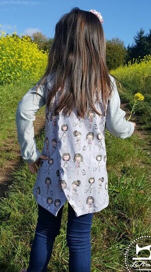 Ebook Schnittmuster Kinder Shirt Jersey Kleine Layla