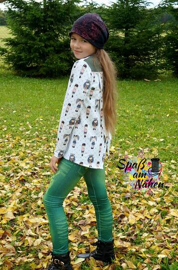 Ebook Schnittmuster Kinder Shirt Jersey Kleine Layla