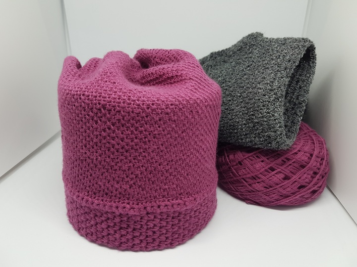 Einfaches Winterset - Mütze und Handstulpen - alle Größen