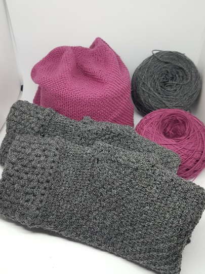 Einfaches Winterset - Mütze und Handstulpen - alle Größen