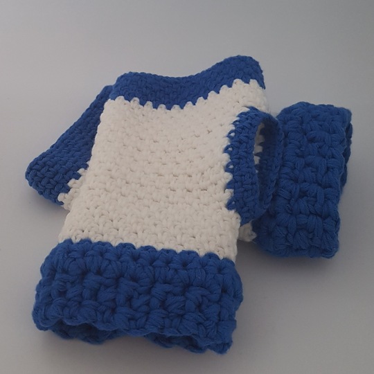 Einfaches Winterset - Mütze und Handstulpen - alle Größen