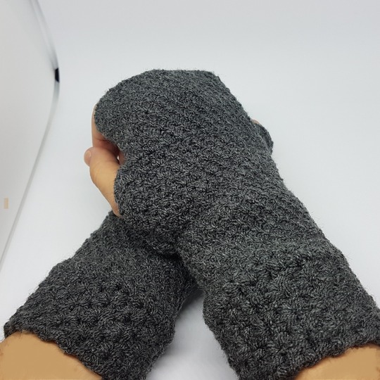 Einfaches Winterset - Mütze und Handstulpen - alle Größen