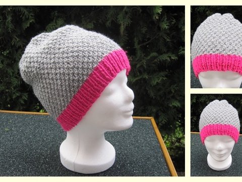 Strickanleitun Beanie für Damen- ideal auch für Anfänger