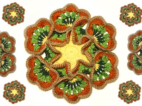 große Mandala Blume