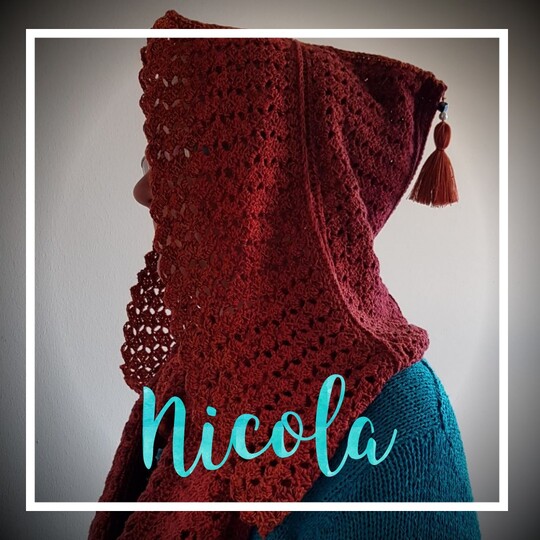 Kapuzenschal häkeln - auch für Anfänger - One Size