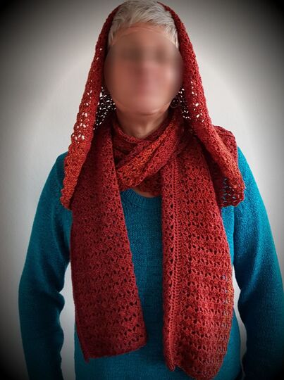 Kapuzenschal häkeln - auch für Anfänger - One Size