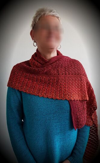 Kapuzenschal häkeln - auch für Anfänger - One Size