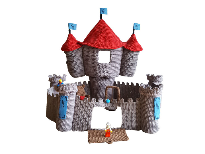 Burg und Zubehör für Jungen, Häkelanleitung