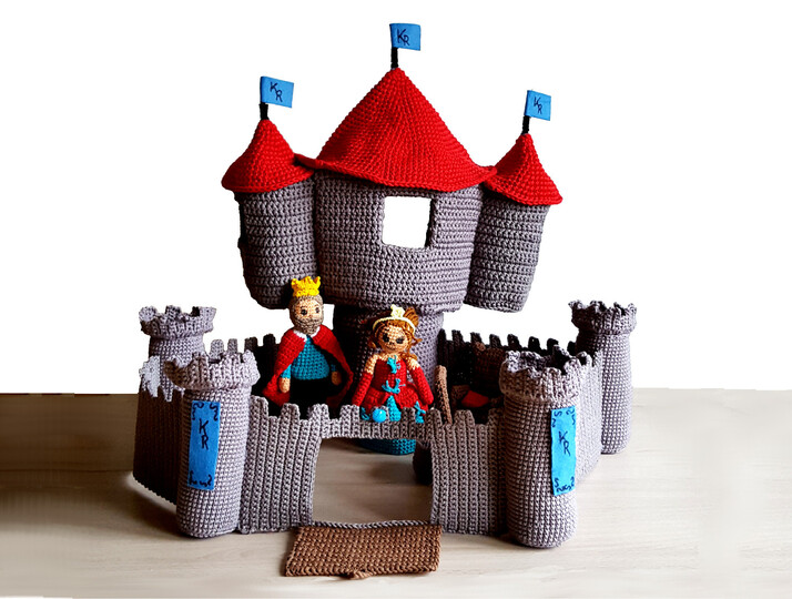 Burg und Zubehör für Jungen, Häkelanleitung