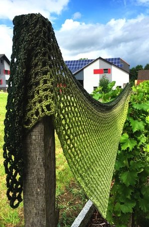 Shawl Set Theory crochet with Woolly Hugs Bobbel-Cotton - Veronika Hug