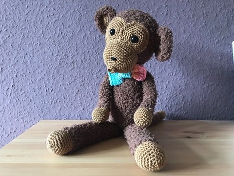 Häkelanleitung für Affe Anton
