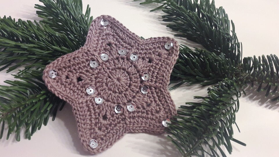 Stern - vielseitig einsetzbar - Häkelanleitung