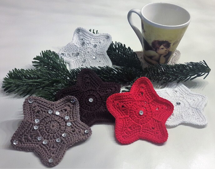 Stern - vielseitig einsetzbar - Häkelanleitung