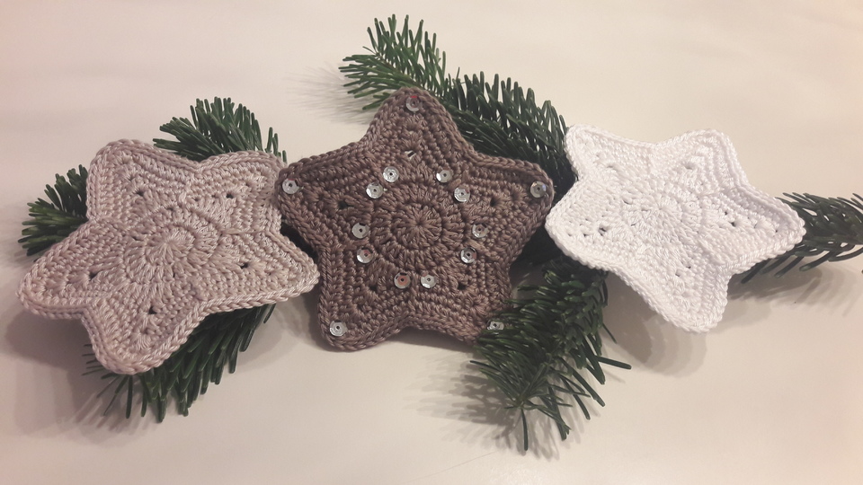 Stern - vielseitig einsetzbar - Häkelanleitung