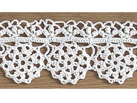 Häkelanleitung Häkelborte "Manuela No. 10" 758149