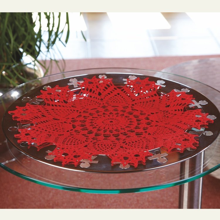 Häkelanleitung Deckchen "Manuela No. 10" 754117