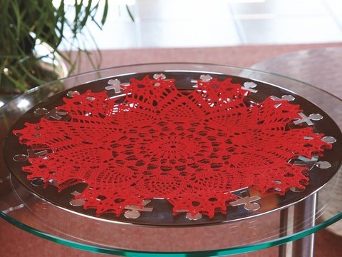 Häkelanleitung Deckchen "Manuela No. 10" 754117