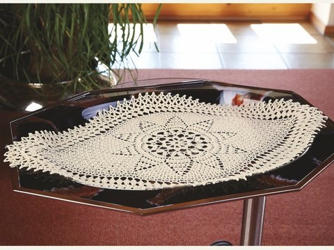 Häkelanleitung Deckchen "Manuela No. 10" 754118