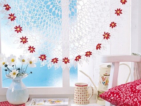 Häkelanleitung Gardine "Manuela No. 10" 29774