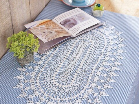 Häkelanleitung Deckchen "Manuela No. 10" 28020