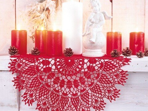 Häkelanleitung Deckchen "Manuela No. 10" 28114