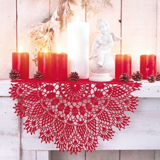 Häkelanleitung Deckchen "Manuela No. 10" 28114