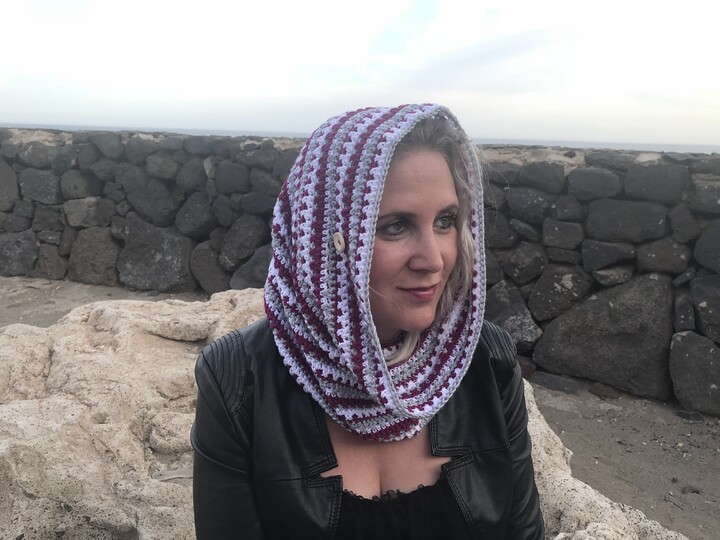 Häkelanleitung Set "Norge" Armstulpen, Mütze, Schlauchschal