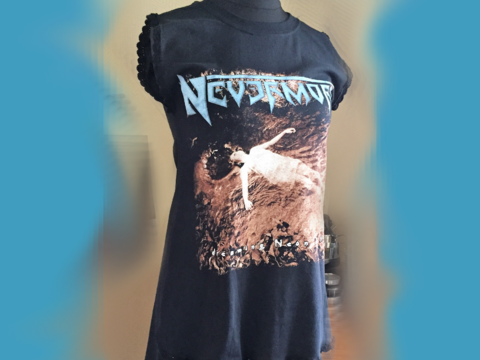 Vokuhila-Girlie-Band-Shirt