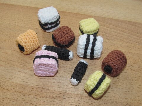 Häkelanleitung für Lakritzkonfekt