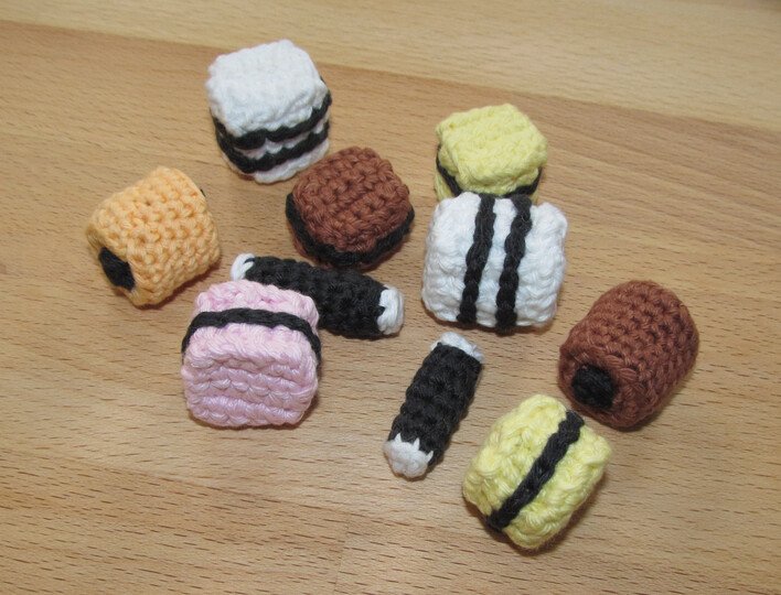 Häkelanleitung für Lakritzkonfekt