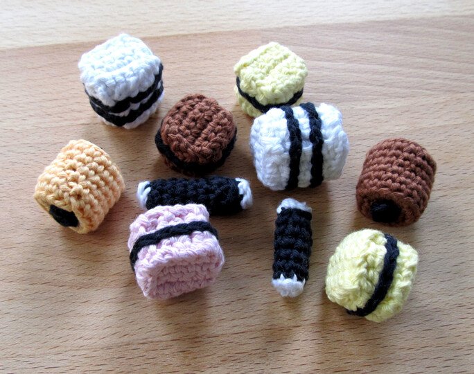 Häkelanleitung für Lakritzkonfekt