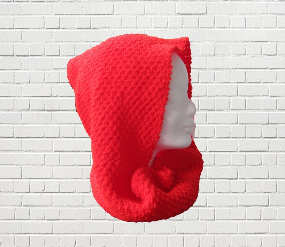 Scoodie Kapuzenloop Strickanleitung für Damen und für Mädchen ab 10 Jahren