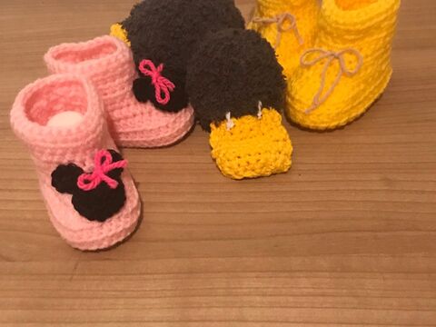 Häkelanleitung Babystiefel " Puschi's "