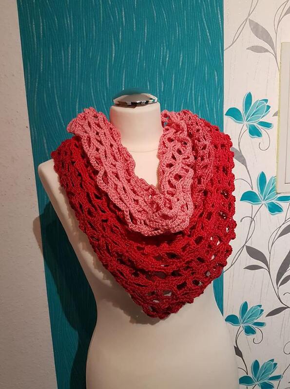 Loop "STERNENSTAUB" gehäkelt mit 1 Woolly Hugs BOBBEL-COTTON - Crochet